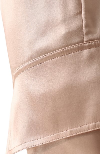 Однотонные шелковые брюки с эластичным поясом TOM FORD, арт. PAW123-FAX334, фото 5