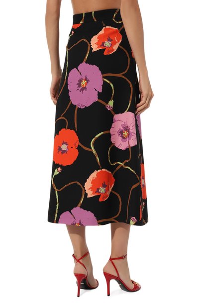Юбка из шелка и шерсти GUCCI, арт. 643324 ZAGIC, фото 4