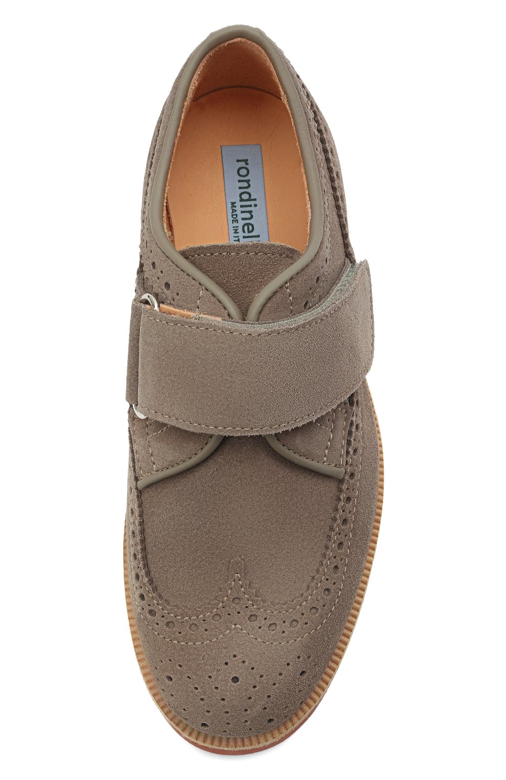 Замшевые дерби с брогированием RONDINELLA, арт. 11486-1/5687/24-27, фото 4