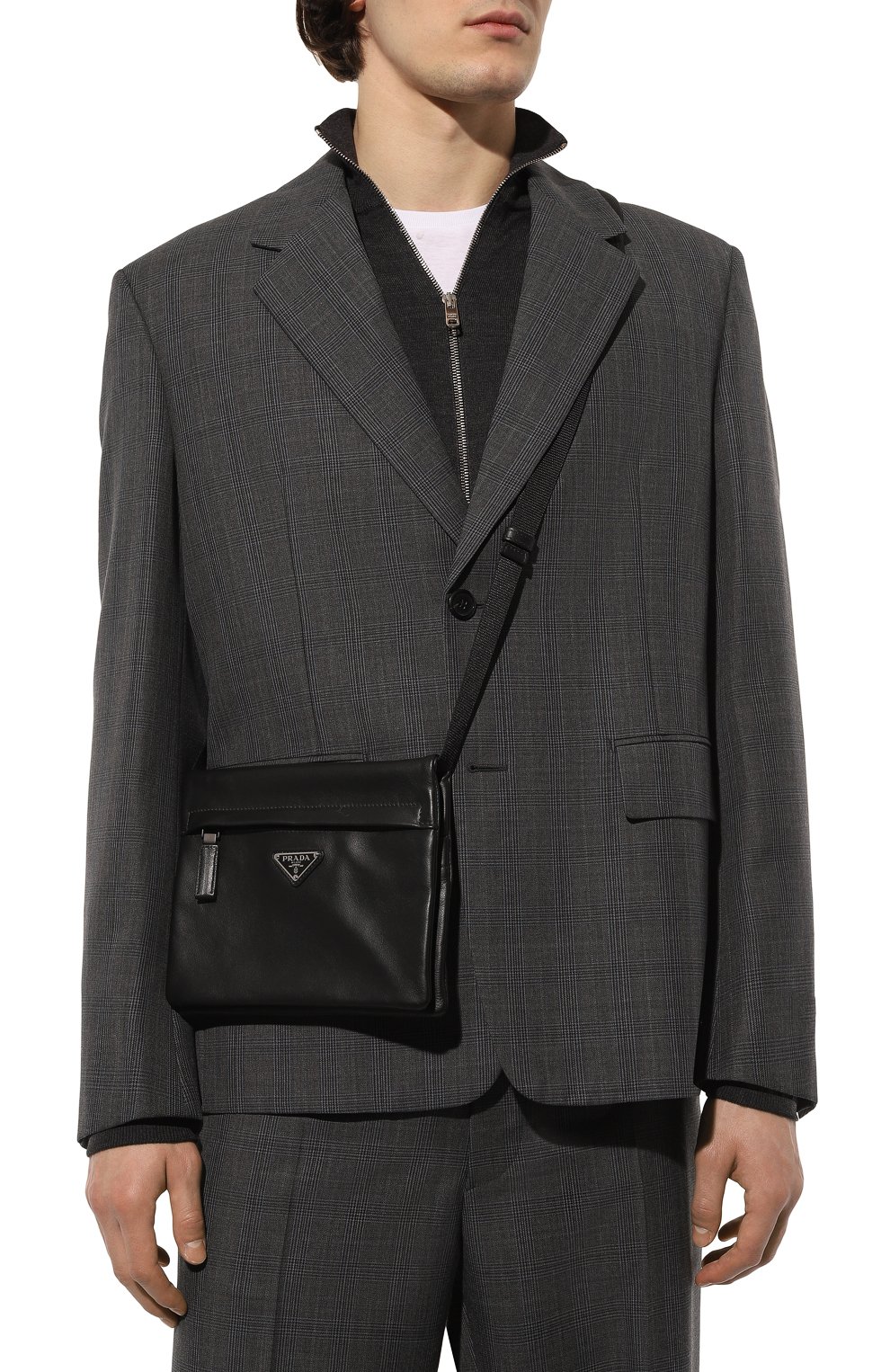 Кожаная сумка PRADA, арт. 2VH079-2BYA-F0002-OOL, фото 2