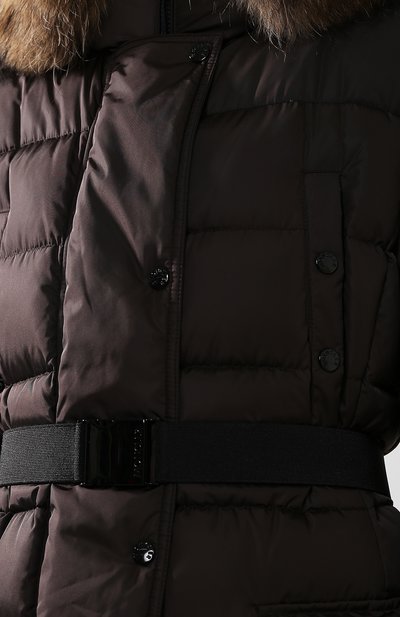 Пуховик с меховой отделкой капюшона MONCLER, арт. D2-093-49884-25-68065, фото 5