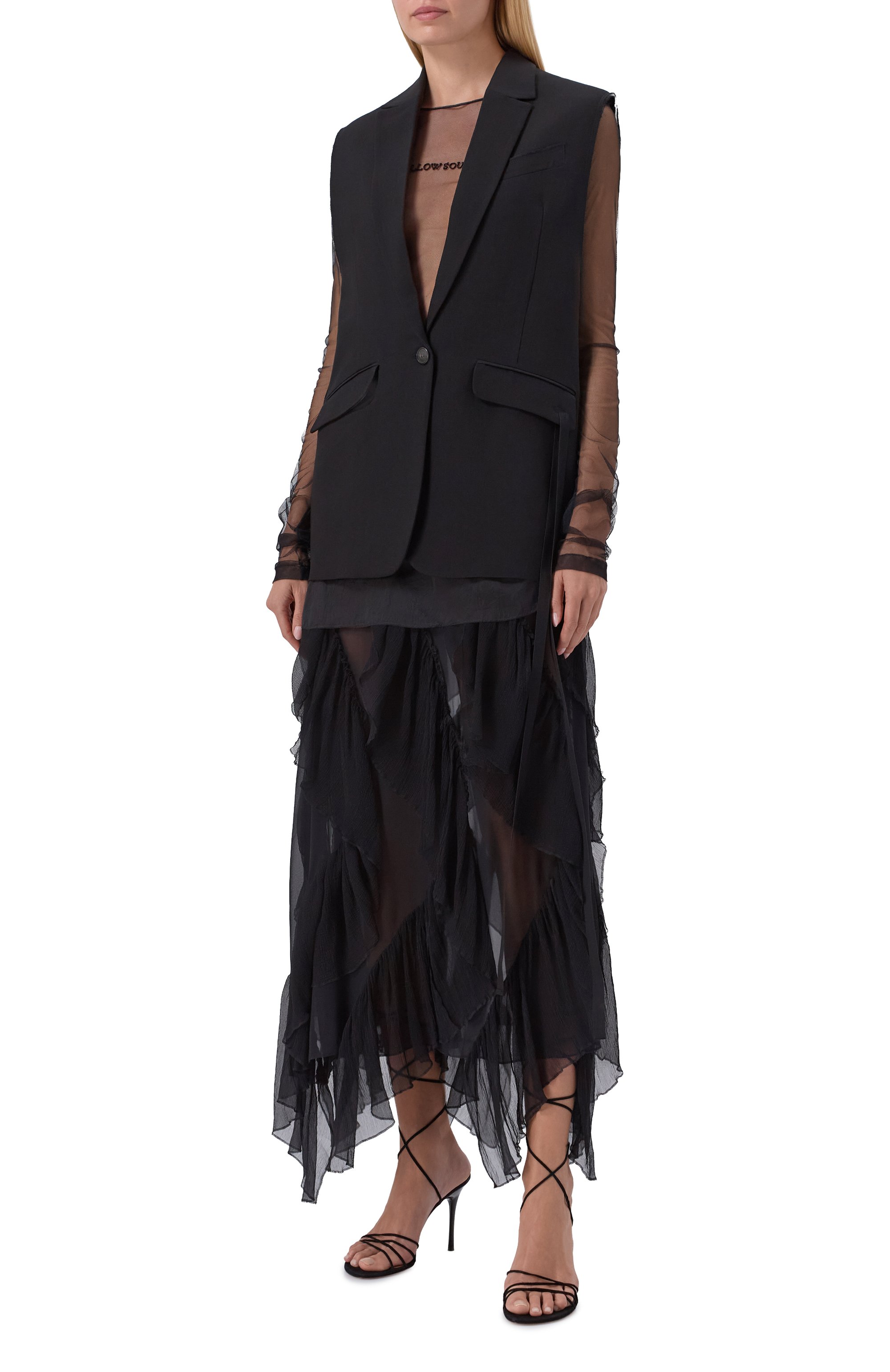 Жилет из шерсти и лиоцелла ISABEL BENENATO, арт. DW620S26, фото 3