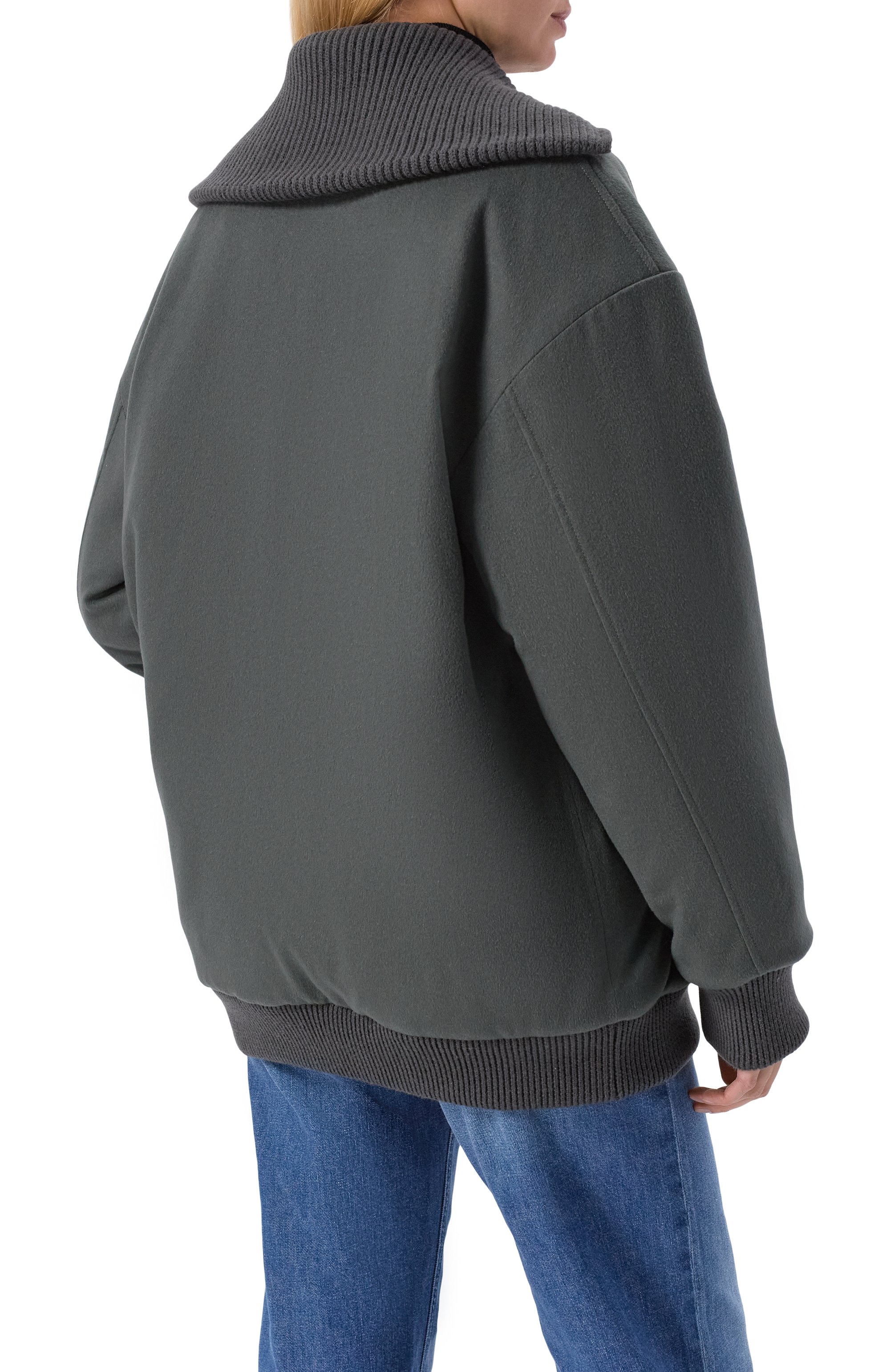 Пуховый кашемировый бомбер MVST, арт. M25.1PW.0002/PIACENZA 5824/20/2, фото 4