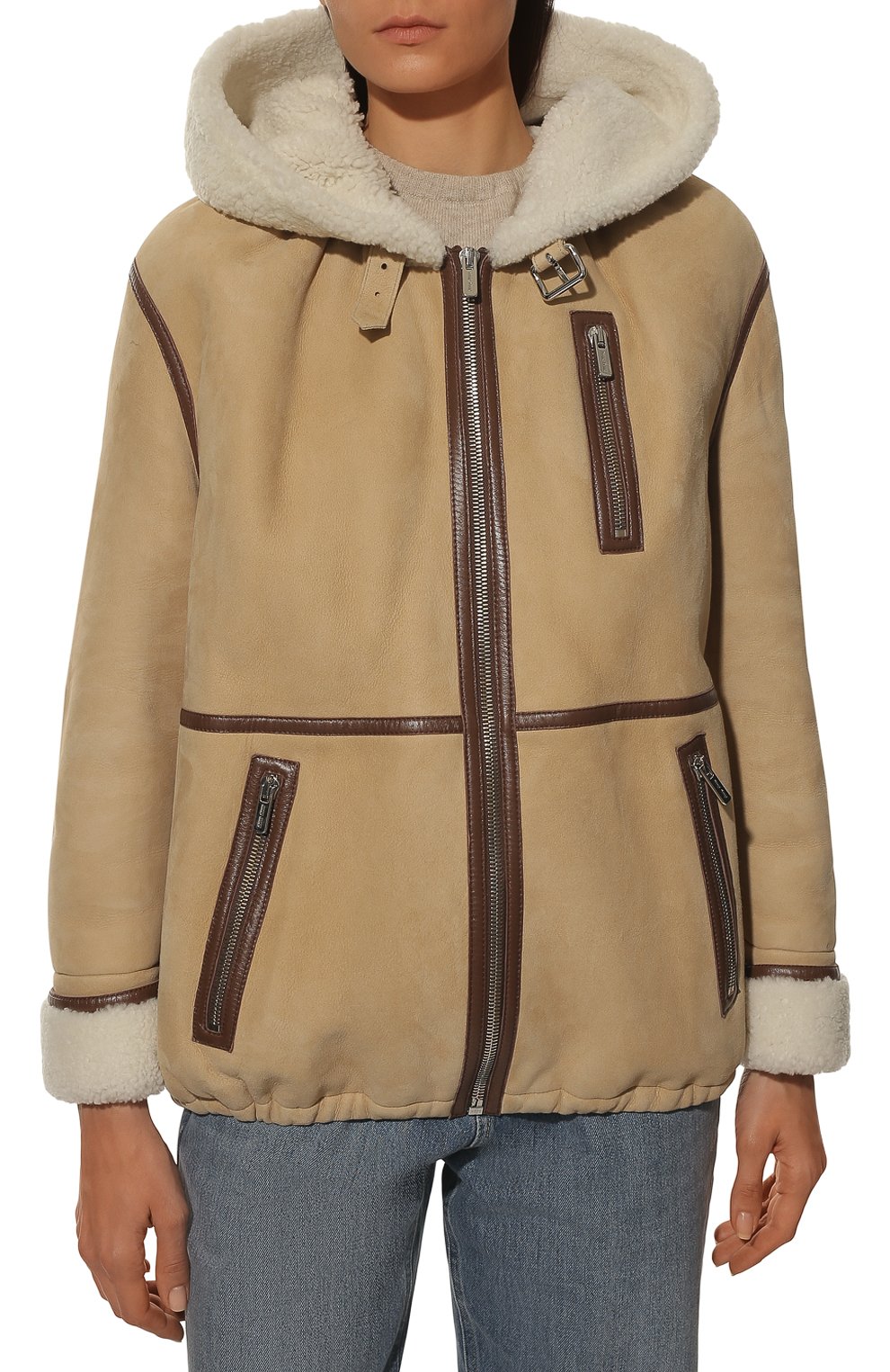 Дубленка из овчины MIU MIU, арт. MPV736-889-F0BH2, фото 3