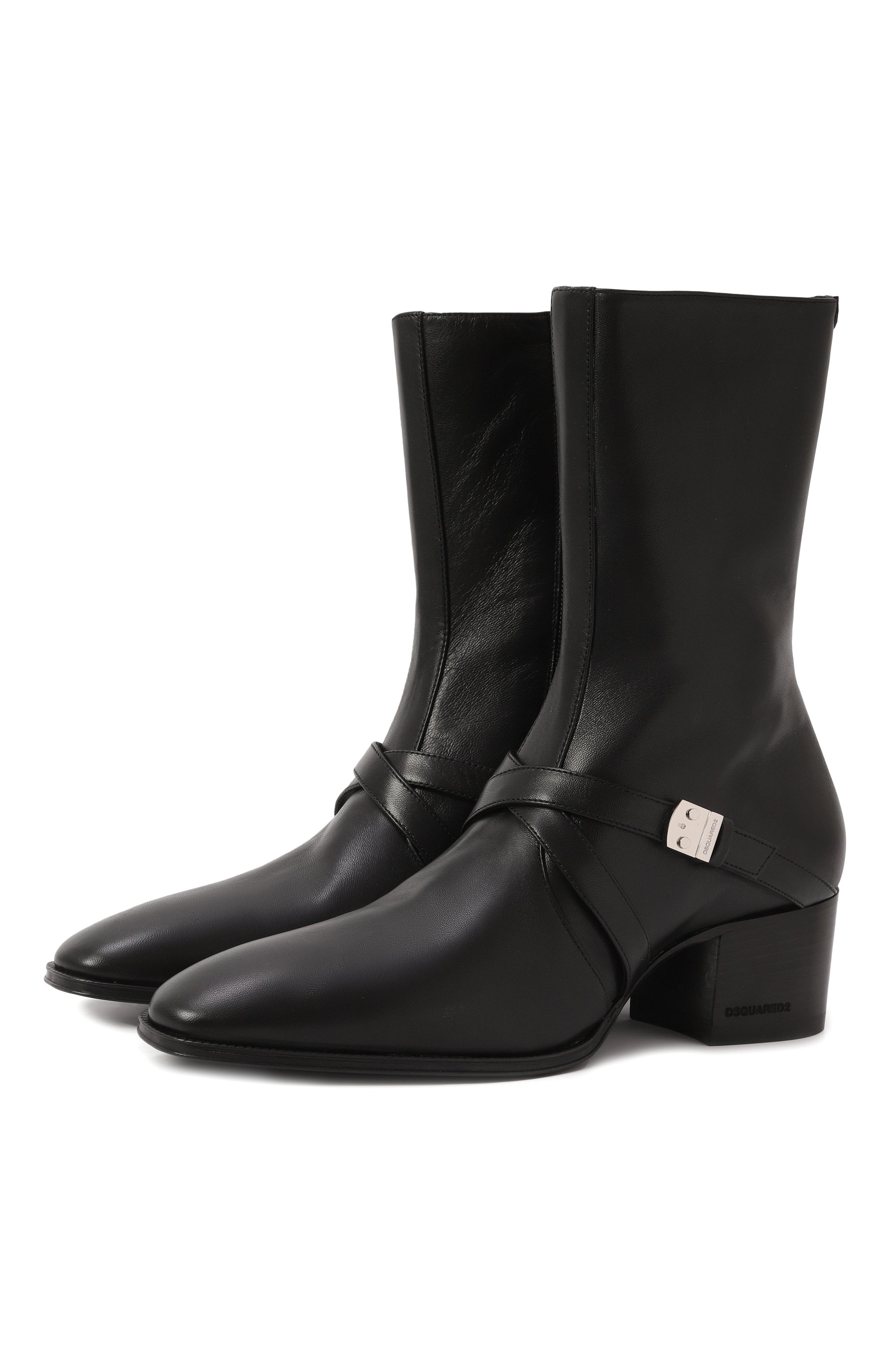 Кожаные ботильоны urban DSQUARED2, арт. ABW0213/18900001, фото 1