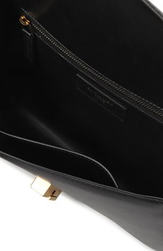 Женская сумка le carré SAINT LAURENT черного цвета, арт. 6332141YF0W 1000 | Фото 5 (Размер: small; Драгоценные камни: Проставлено; Материал: Натуральная кожа; Материал сплава: Проставлено)