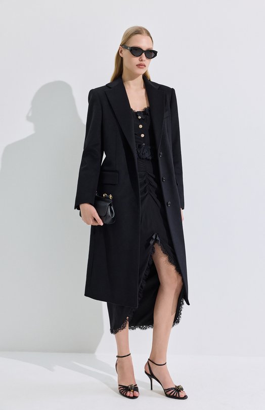 Шелковая юбка Alessandra Rich FABX4283/F3057 Чёрный  FABX4283/F3057 Фото 6