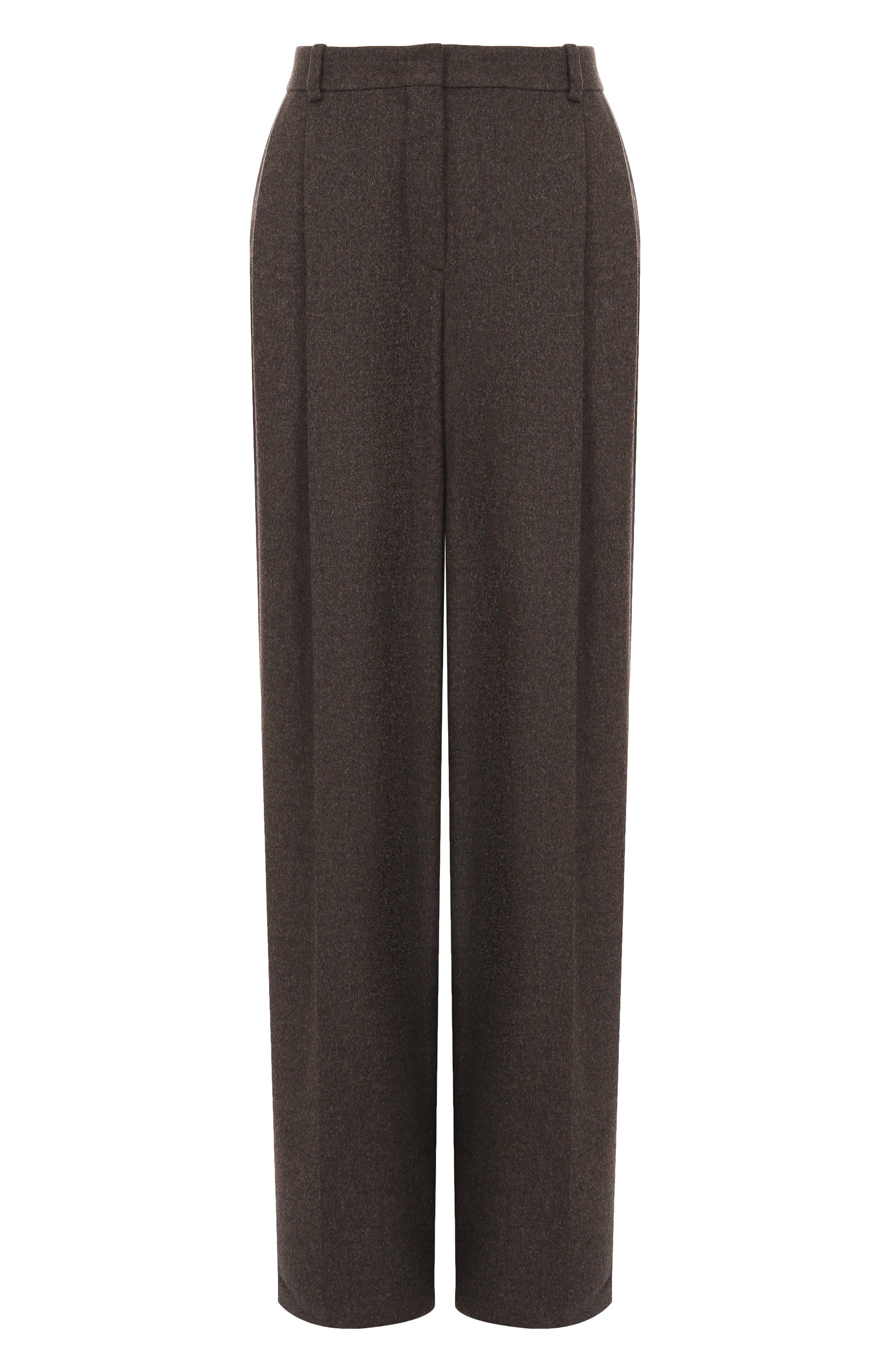 Брюки из шерсти и кашемира 12 STOREEZ коричневого цвета по цене 27000 руб., арт. 133827, фото 1 Брюки из шерсти и кашемира 12 STOREEZ, арт. 133827, фото 1