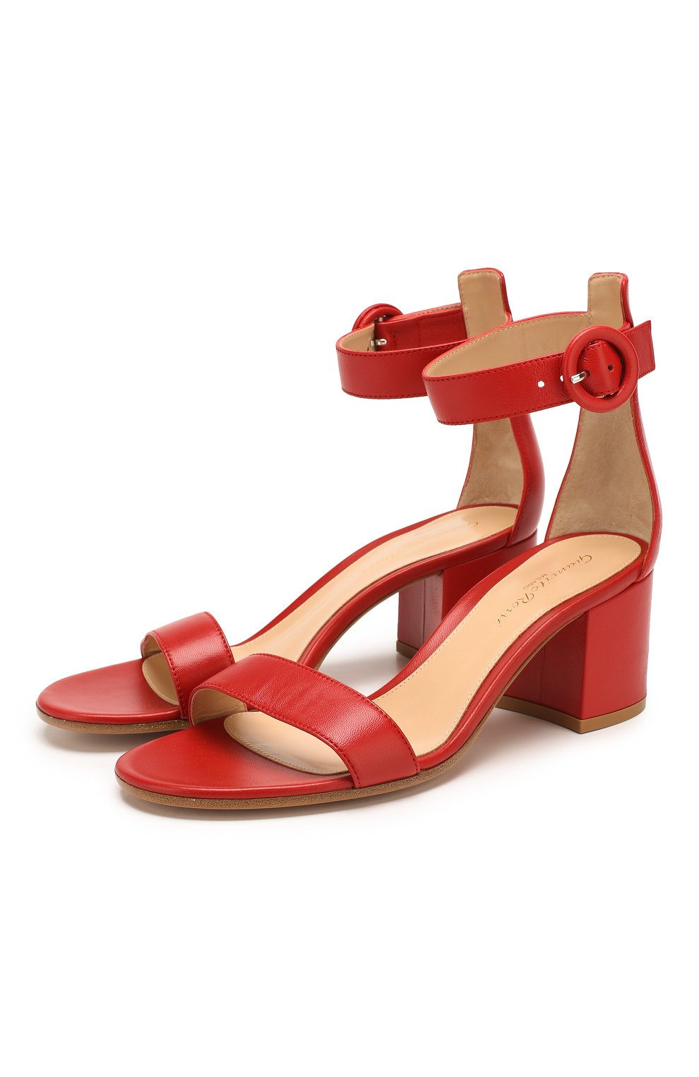 Кожаные босоножки versilia 60 GIANVITO ROSSI, арт. G60357.60RIC.NAPTABS, фото 1