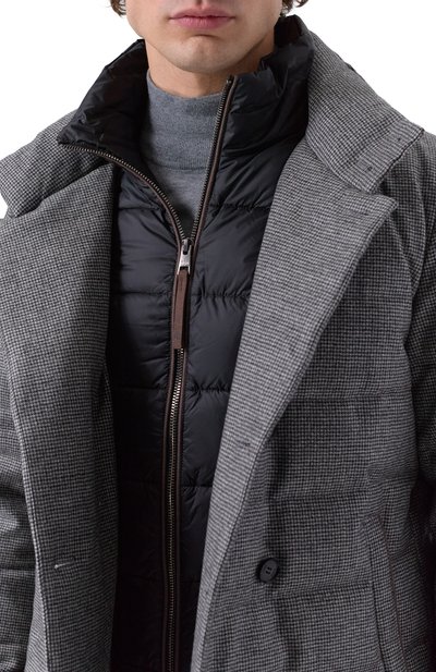 Пуховая куртка из шерсти и кашемира DUNO, арт. GREY/C0RTINA, фото 5
