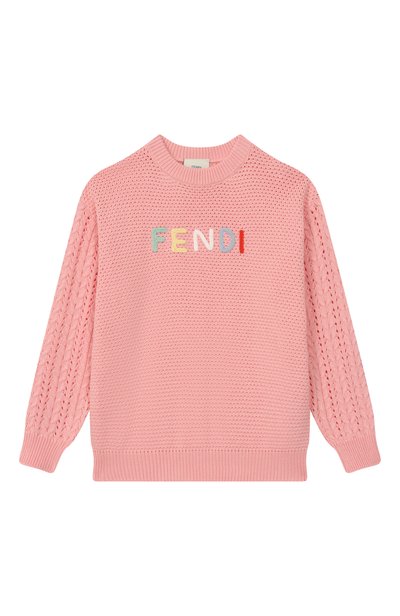 Хлопковый свитер FENDI, арт. JUG212/AVWW