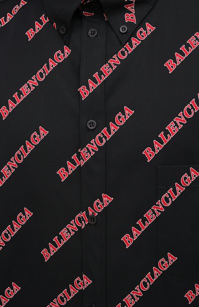 Хлопковая рубашка BALENCIAGA, арт. 627023/TILR8, фото 5
