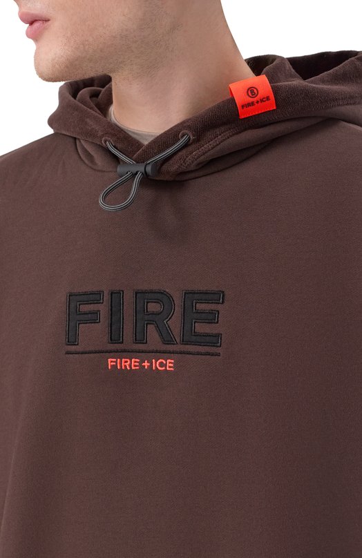 Хлопковое худи Bogner Fire+Ice 84318517 Коричневый  84318517 Фото 5