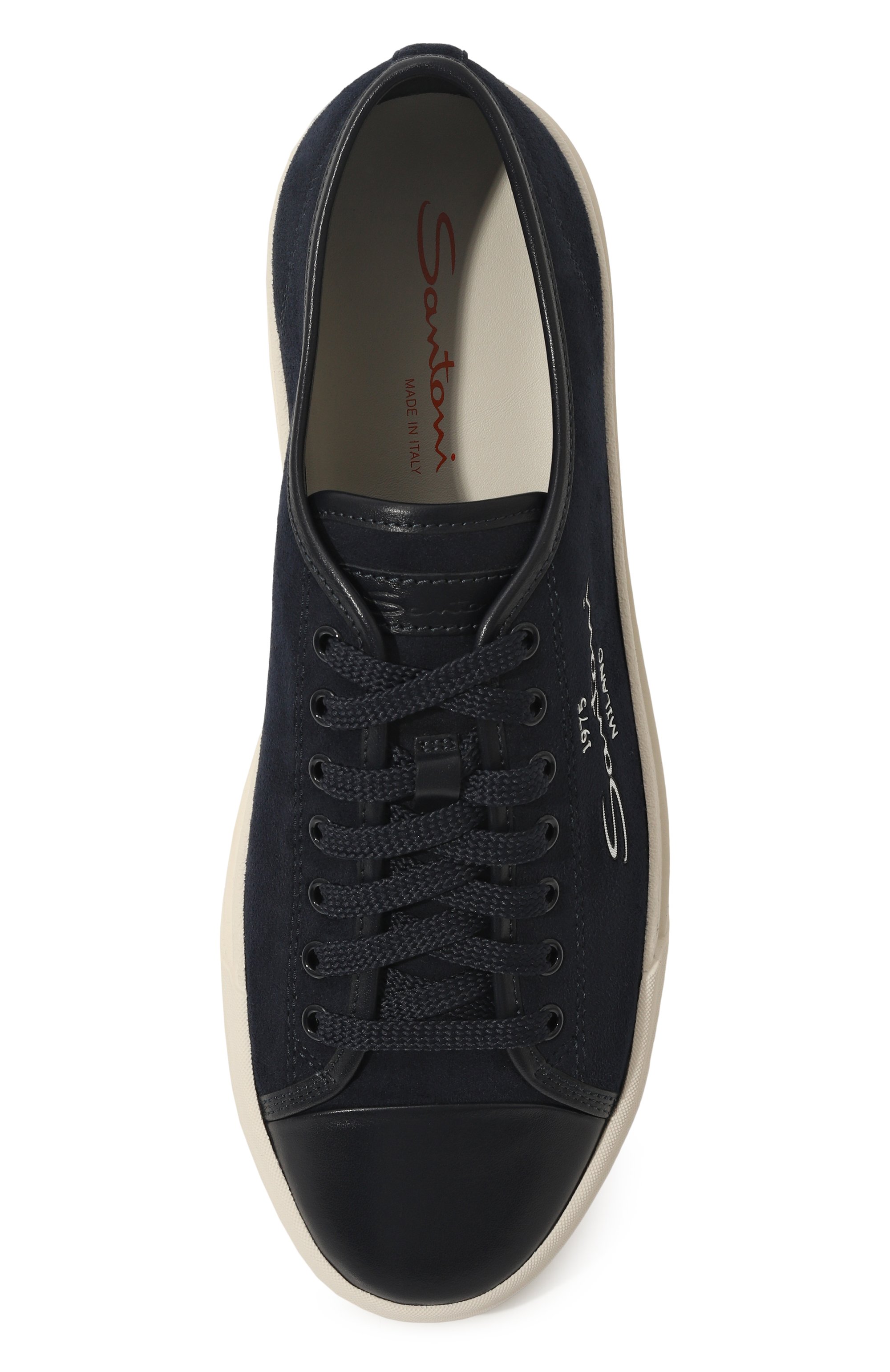 Замшевые кеды gloria SANTONI, арт. MBGT21855PNNTS06U59, фото 6