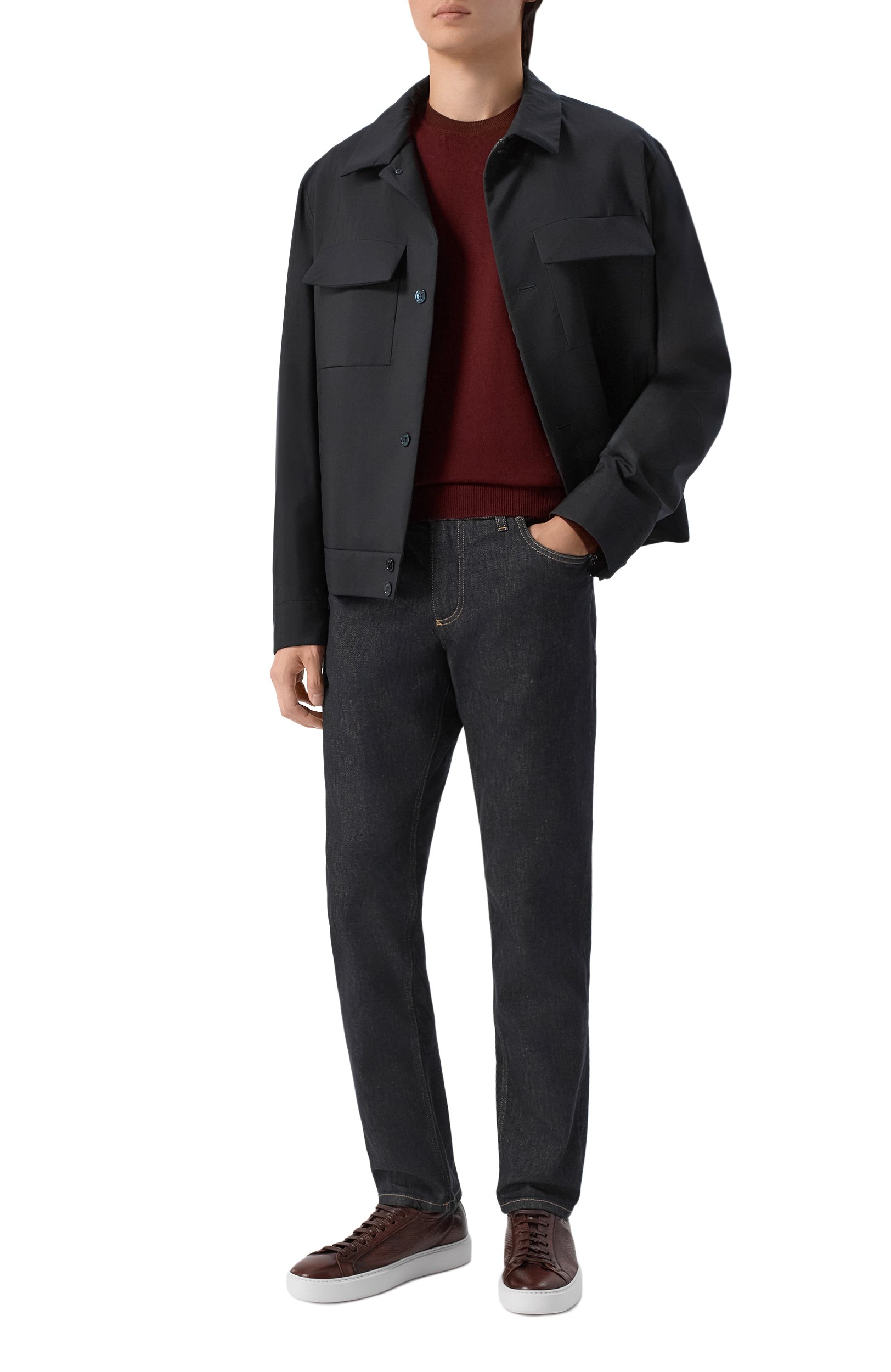 Шерстяной джемпер CORNELIANI, арт. 28M500/2A25100, фото 2