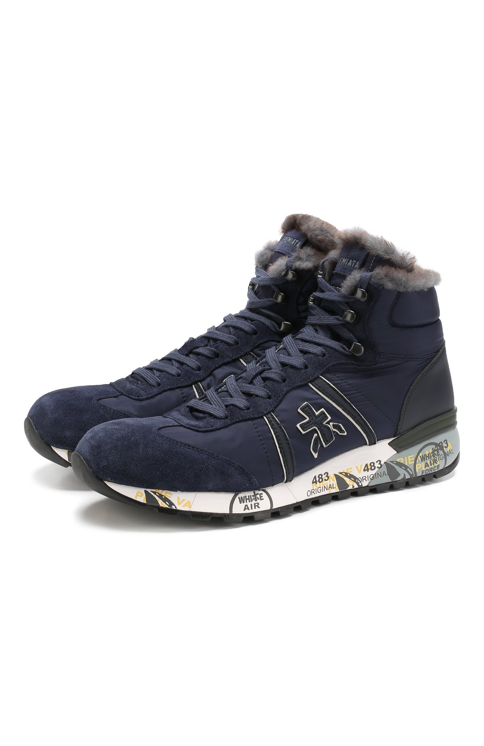 Комбинированные кроссовки alan с внутренней меховой отделкой PREMIATA, арт. ALAN/VAR 2637M, фото 1