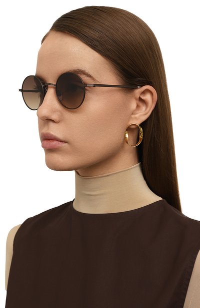 Солнцезащитные очки KALEOS коричневого цвета по цене 32400 руб., арт. SL0WIK C-002, фото 2 Солнцезащитные очки KALEOS, арт. SL0WIK C-002, фото 2