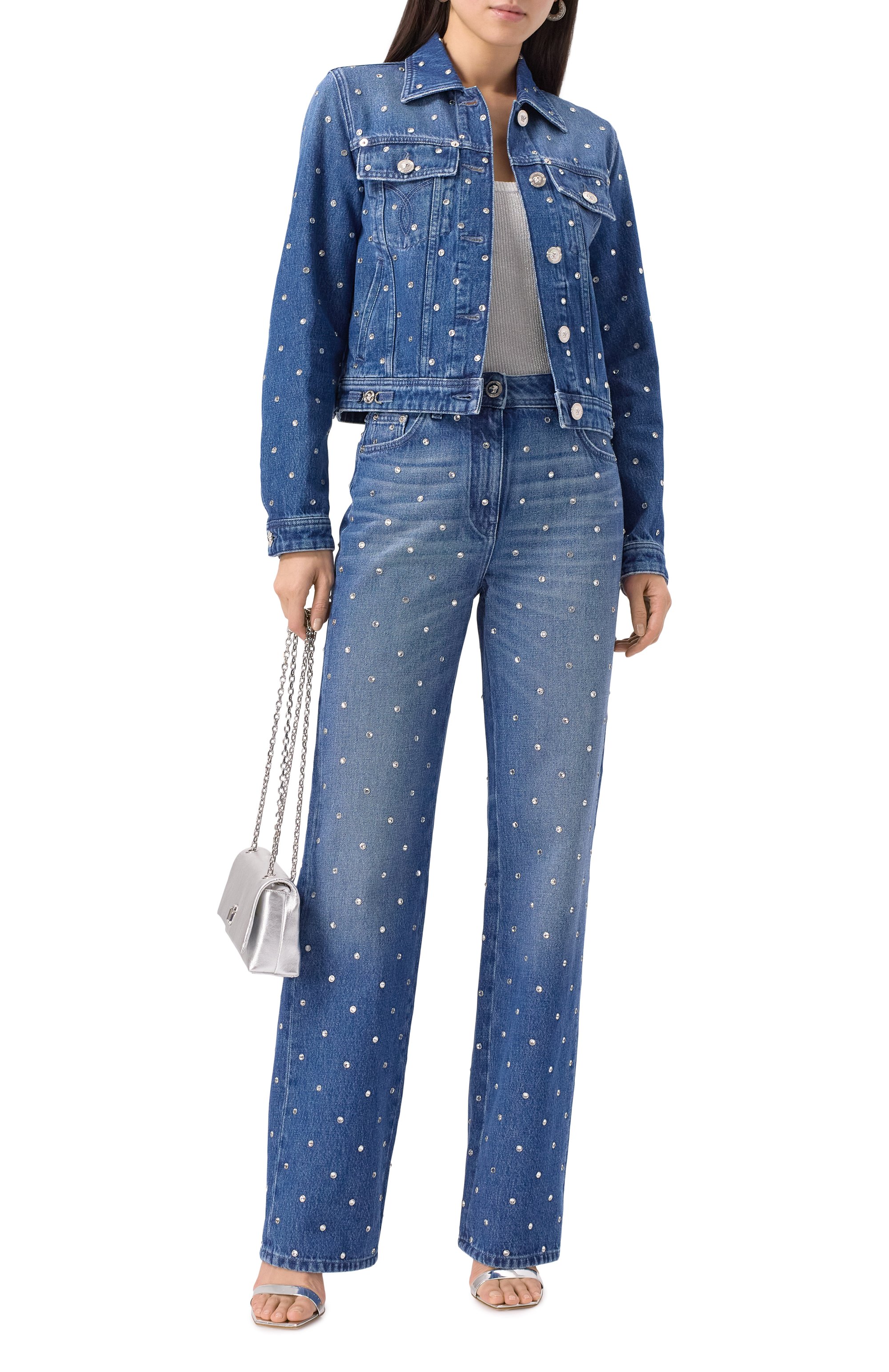 Джинсовая куртка VERSACE, арт. 1015521/1A13342, фото 2