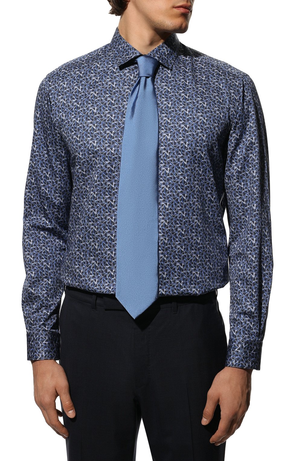 Хлопковая сорочка ZILLI, арт. MFX-30343Z-@/ZSV01, фото 4