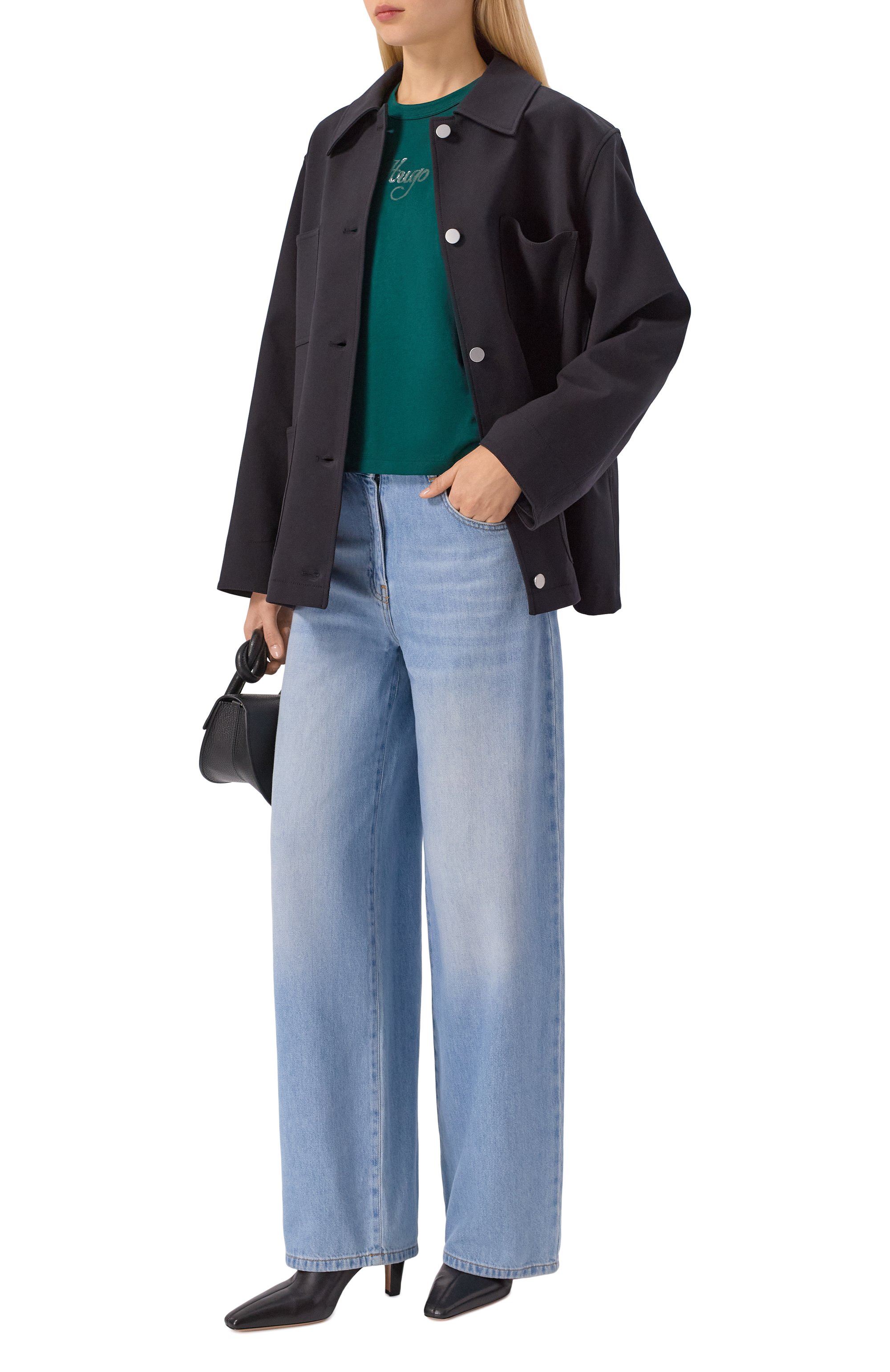 Хлопковая футболка HUGO, арт. 50550117, фото 2