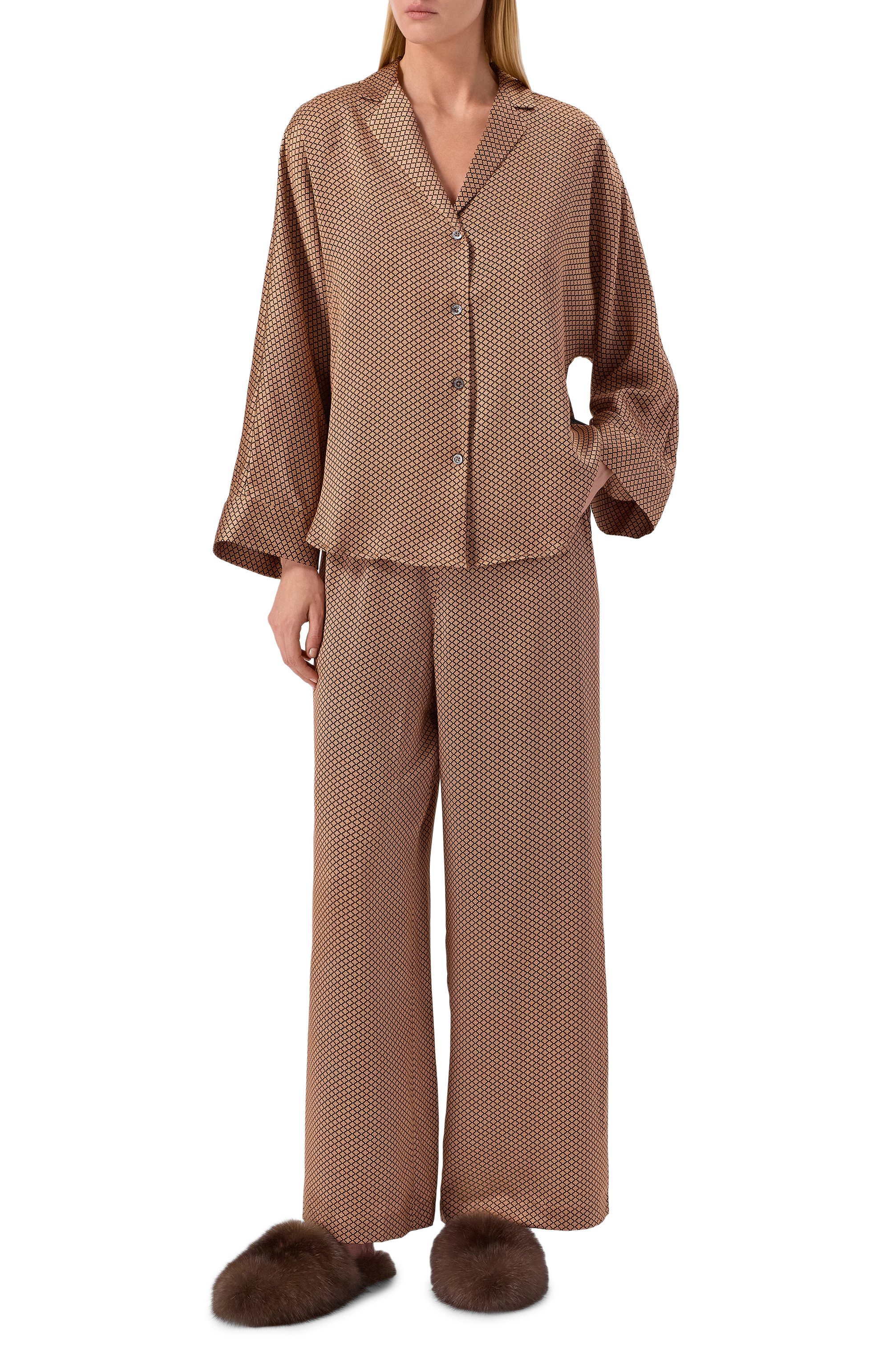 Домашние туфли из соболя BLACK SABLE, арт. BS-24M/G, фото 3