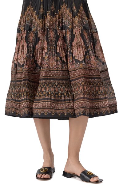 Кожаные шлепанцы vlogo signature VALENTINO, арт. 6W2S0LT0/DSH, фото 3