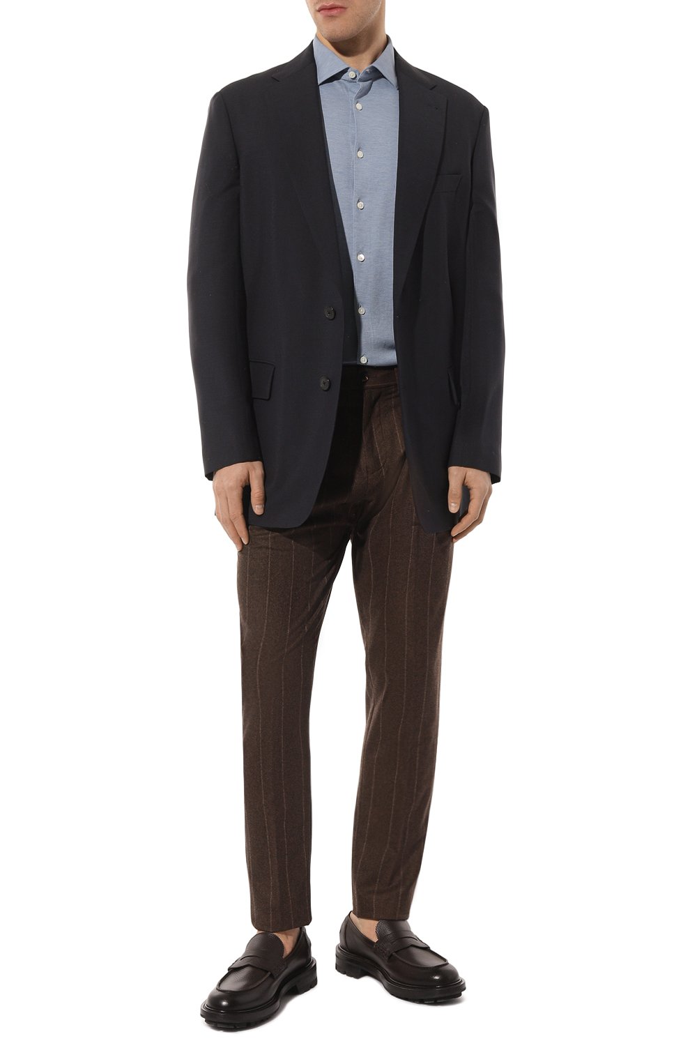 Хлопковая рубашка ZEGNA, арт. UBX18A5/SRF5, фото 2