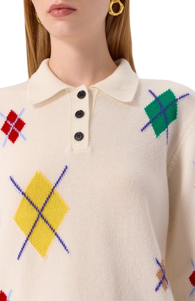 Поло из шерсти и кашемира MSGM, арт. 3941MDM194/257781, фото 5