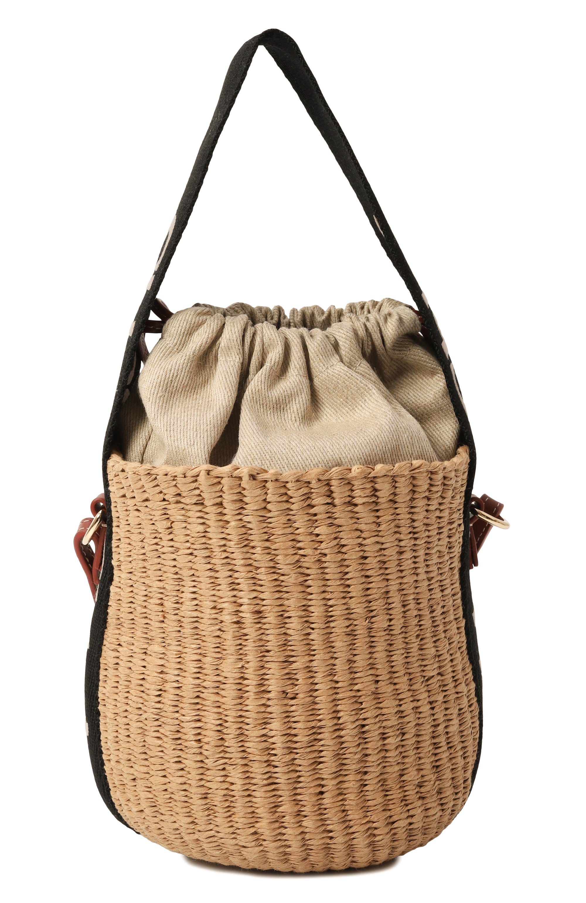 Сумка chloé x mifuko woody small CHLOÉ, арт. CHC23AS381L18, фото 6