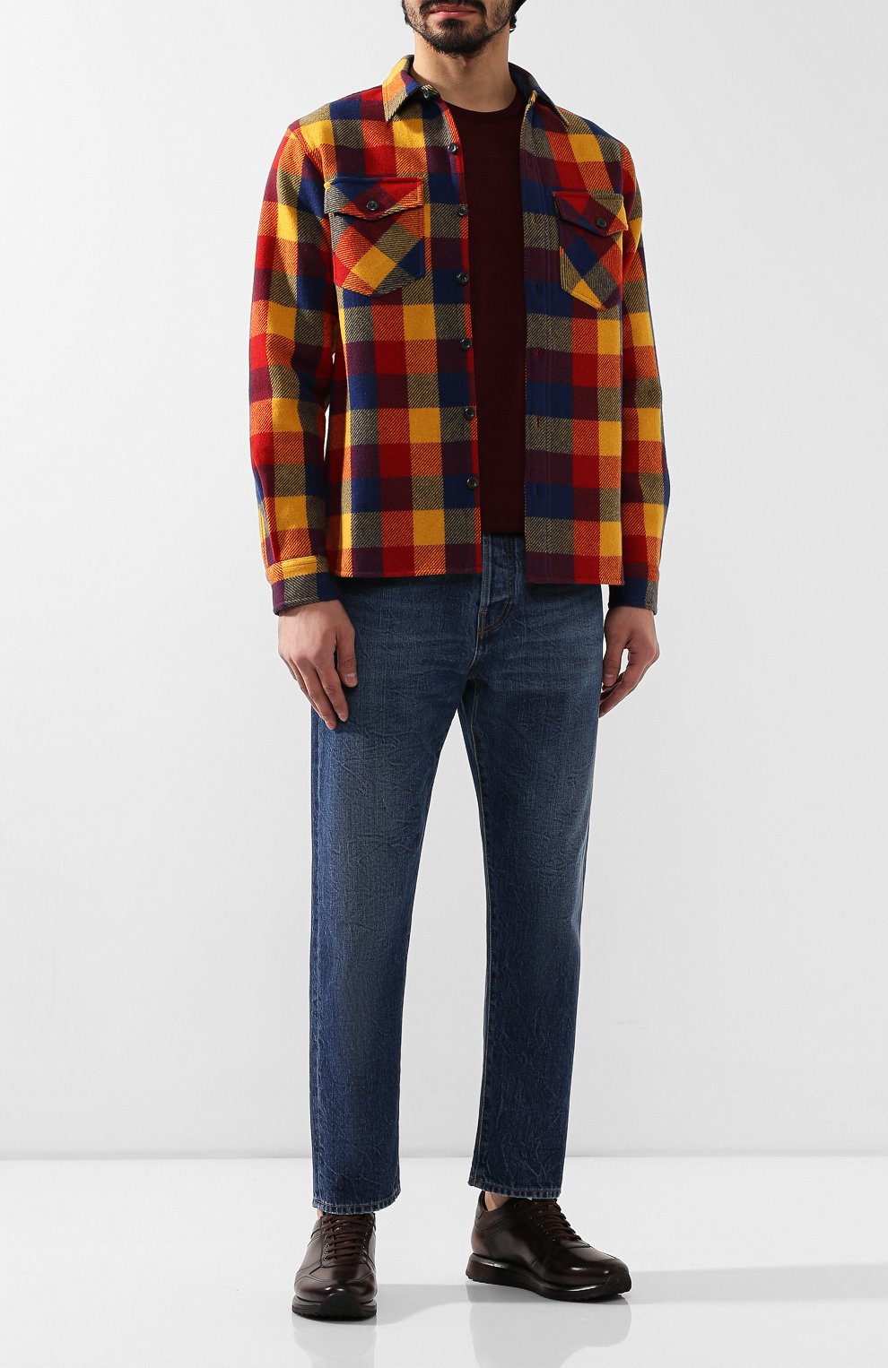 Шерстяная рубашка RRL, арт. 782758378, фото 2