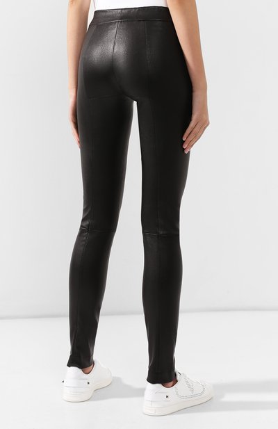 Кожаные легинсы THE ROW, арт. W204025025, фото 4