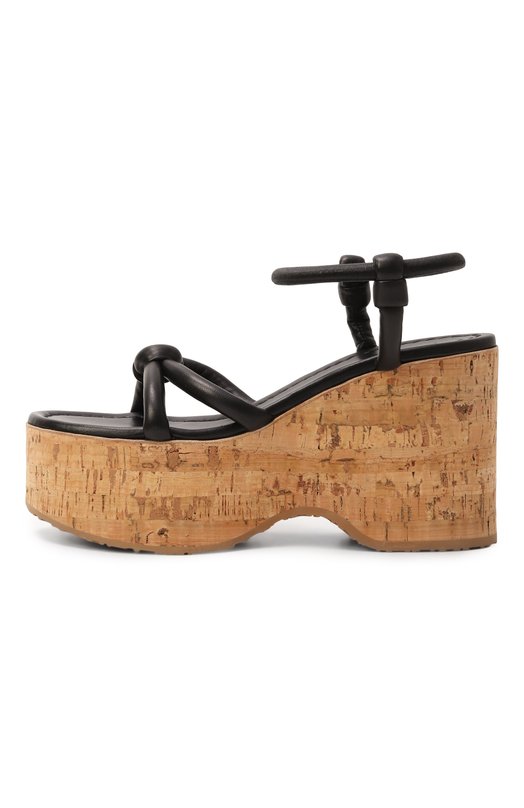 Кожаные босоножки Juno Gianvito Rossi G32484.45SUG.NAPNER0 Чёрный  G32484.45SUG.NAPNER0 Фото 4