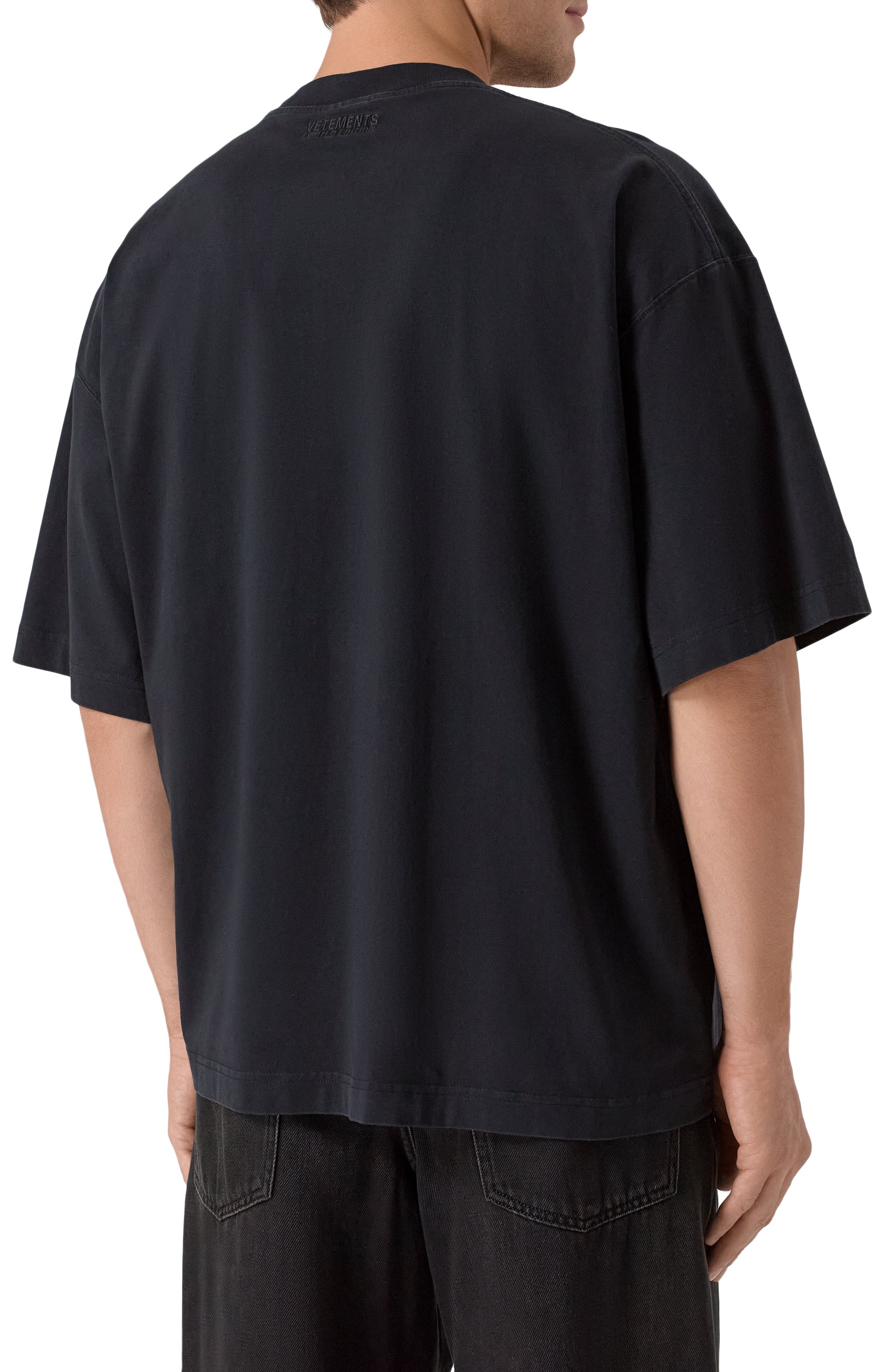 Хлопковая футболка VETEMENTS, арт. UH76TR660B/1000 LIGHT JERSEY, фото 4