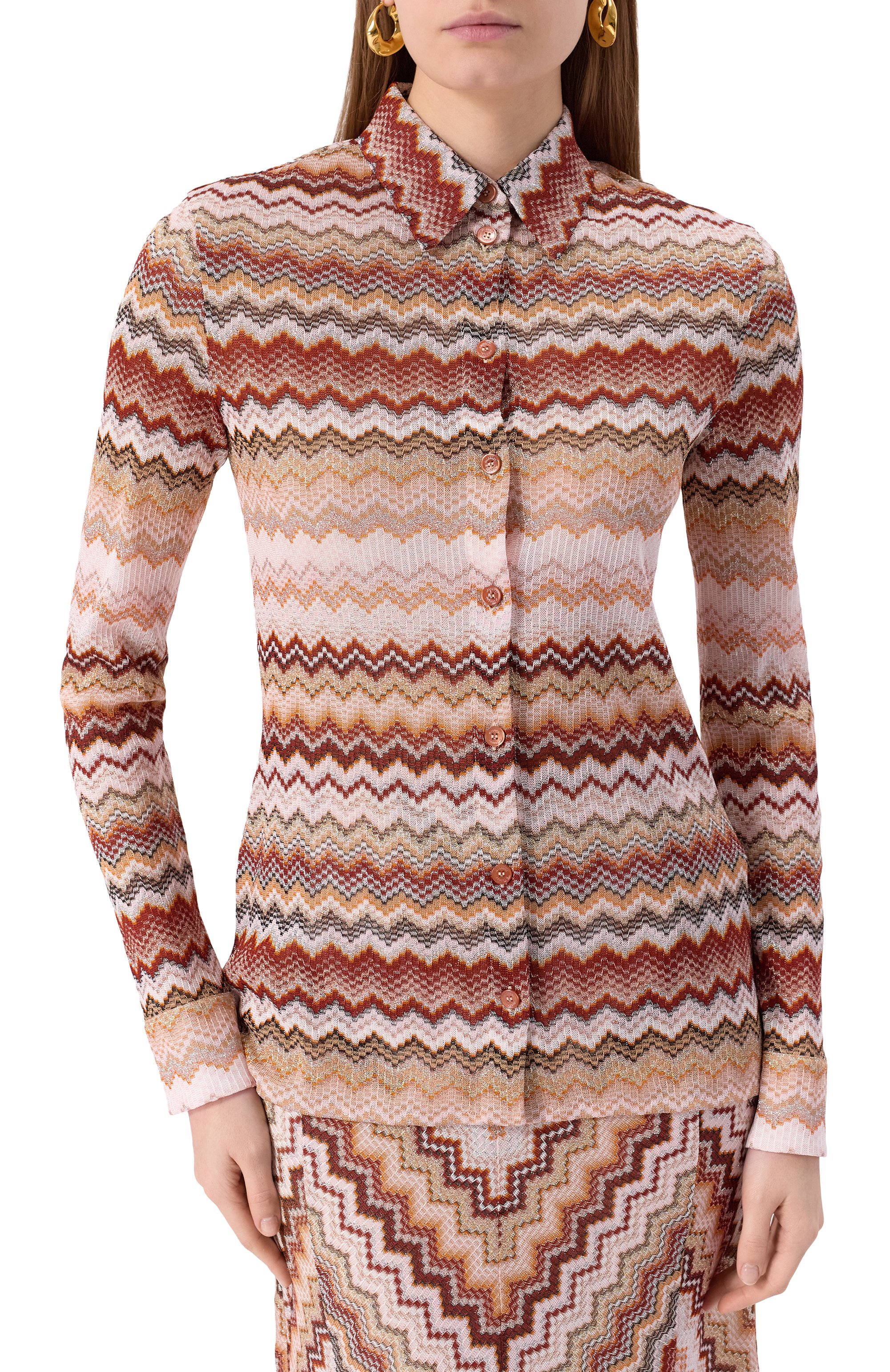 Рубашка из вискозы MISSONI, арт. DS25SJ06/BR00ZV, фото 3