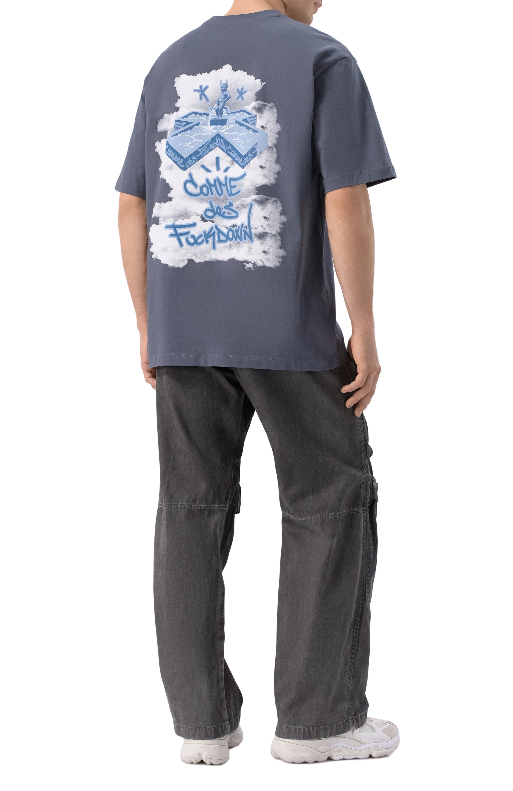 Хлопковая футболка COMME DES FUCKDOWN, арт. CFABM01590, фото 2