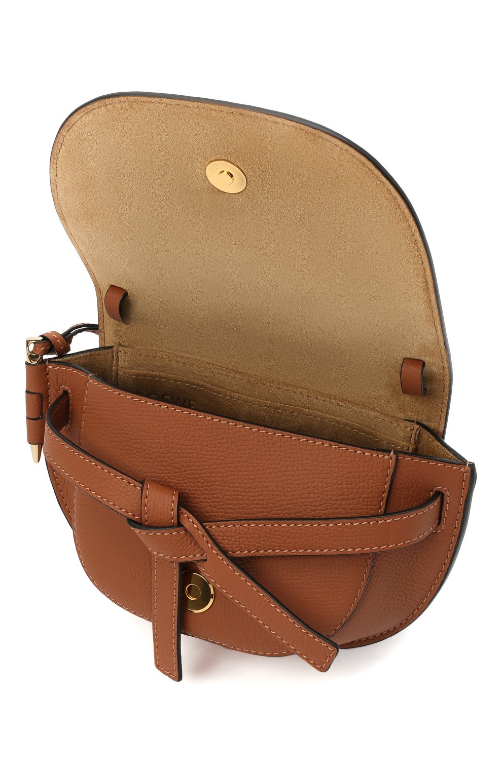 Сумка gate mini LOEWE коричневого цвета по цене 148000 руб., арт. A650N46X02, фото 4 Сумка gate mini LOEWE, арт. A650N46X02, фото 4