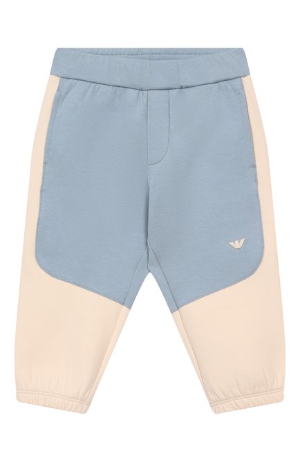 Детские хлопковые джоггеры EMPORIO ARMANI разноцветного цвета, арт. EB000139/AF10126 | Фото 1 (Материал внешний: Хлопок; Нос: Не проставлено; Материал сплава: Проставлено)