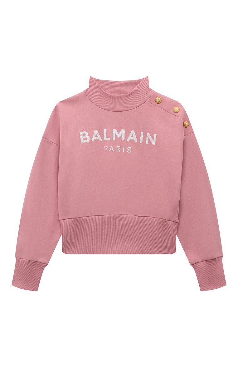 Хлопковый свитшот BALMAIN, арт. BT4A40, фото 1