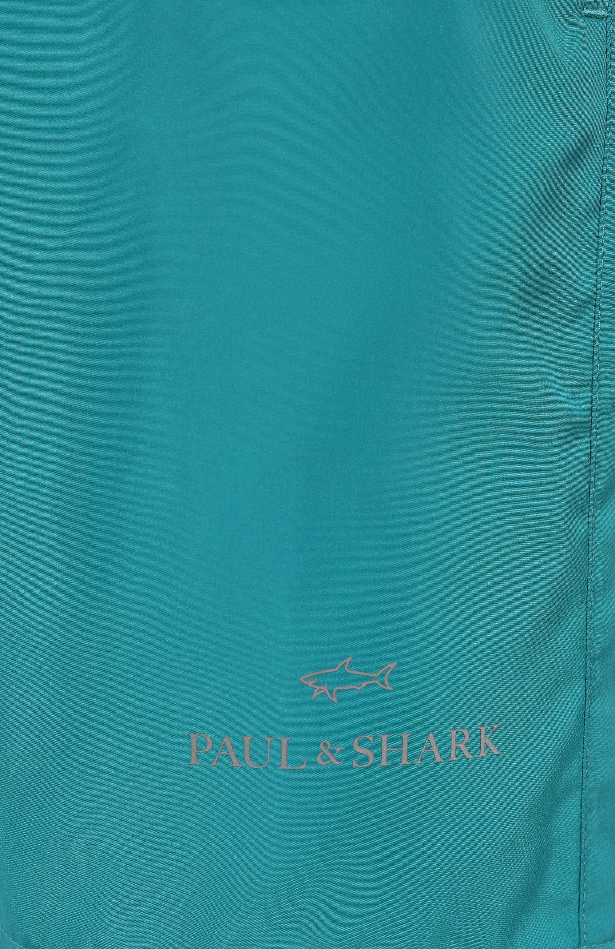 Плавки-шорты PAUL&SHARK бирюзового цвета по цене 20550 руб., арт. 25415000, фото 4 Плавки-шорты PAUL&SHARK, арт. 25415000, фото 4