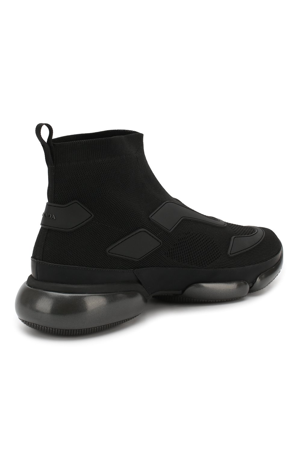 Высокие текстильные кроссовки PRADA, арт. 2TG133-1OUF-F0806, фото 4