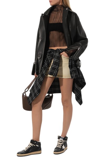 Кожаные кеды sky-sta GOLDEN GOOSE DELUXE BRAND, арт. GWF00230.F002944, фото 2