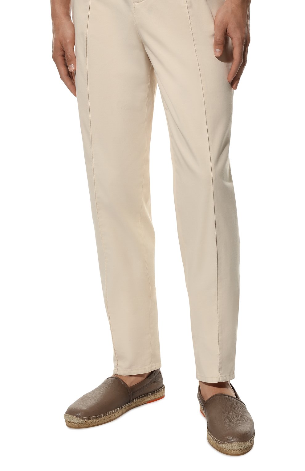 Кожаные эспадрильи SANTONI, арт. MGPG18051JU1MSDSE49, фото 3