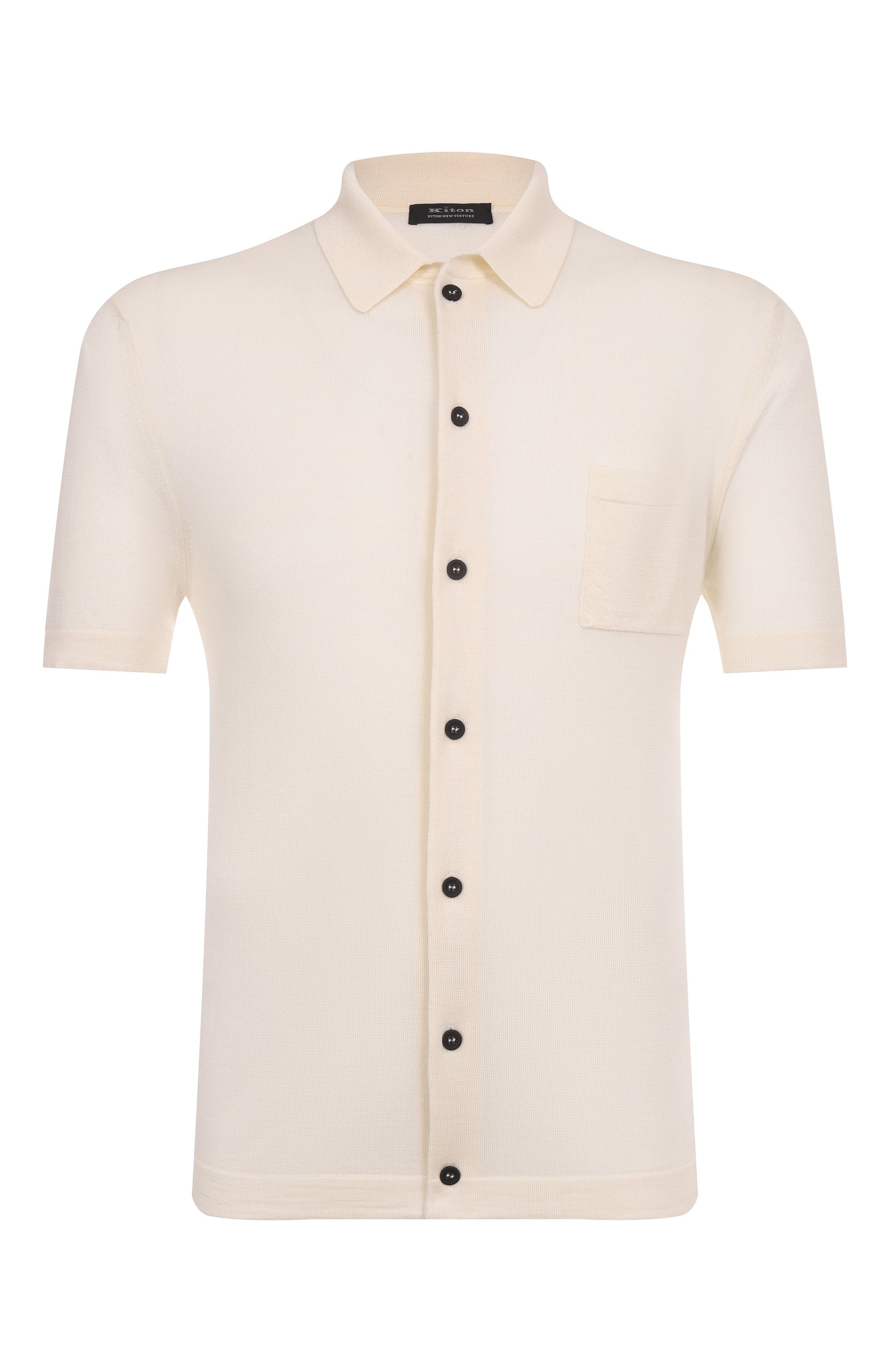 Рубашка из шерсти и шелка KITON, арт. UMM059501, фото 1