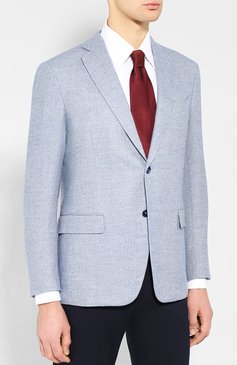 Пиджак из смеси шерсти и шелка ZILLI, арт. MNQ-SG22-2--46612/0001, фото 3