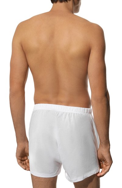 Хлопковые боксеры HANRO белого цвета по цене 10190 руб., арт. 073505., фото 3 Хлопковые боксеры HANRO, арт. 073505., фото 3