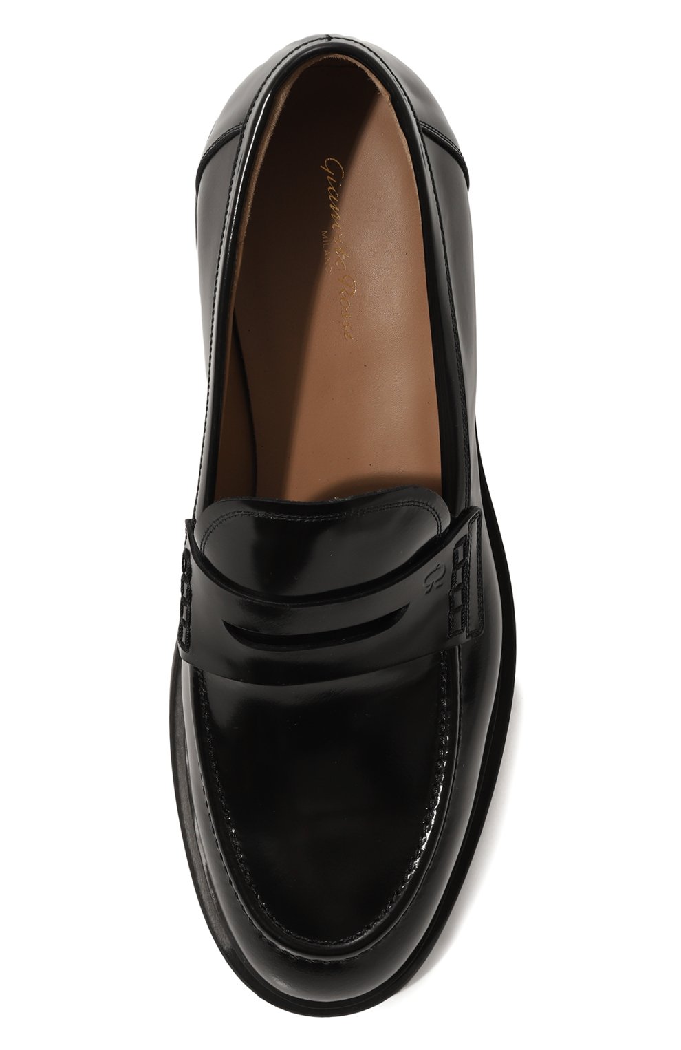 Кожаные пенни-лоферы GIANVITO ROSSI, арт. U25210.20G0M.SRANER0/U, фото 6