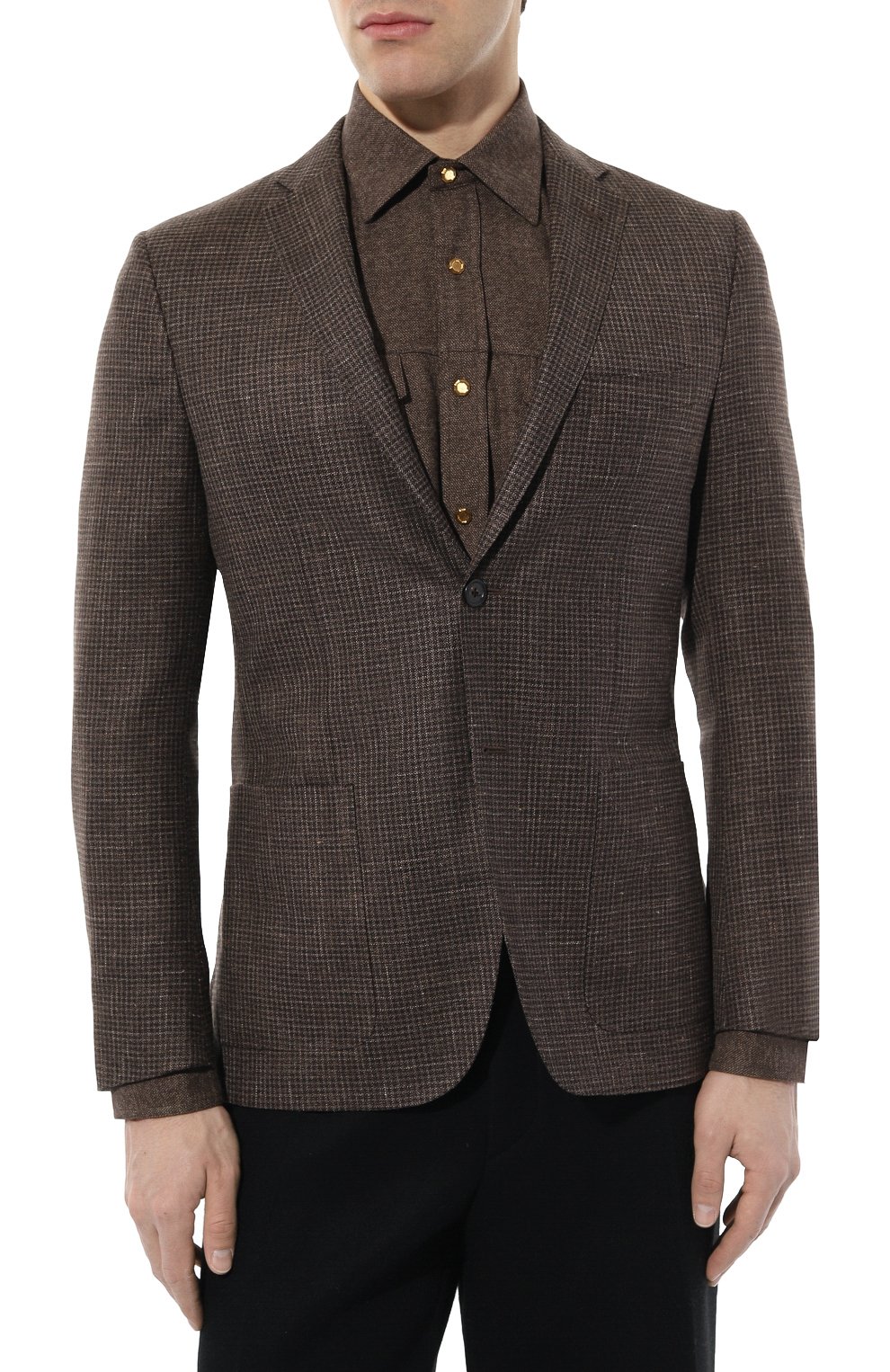 Шерстяной пиджак CORNELIANI, арт. 93X002-9316208, фото 3