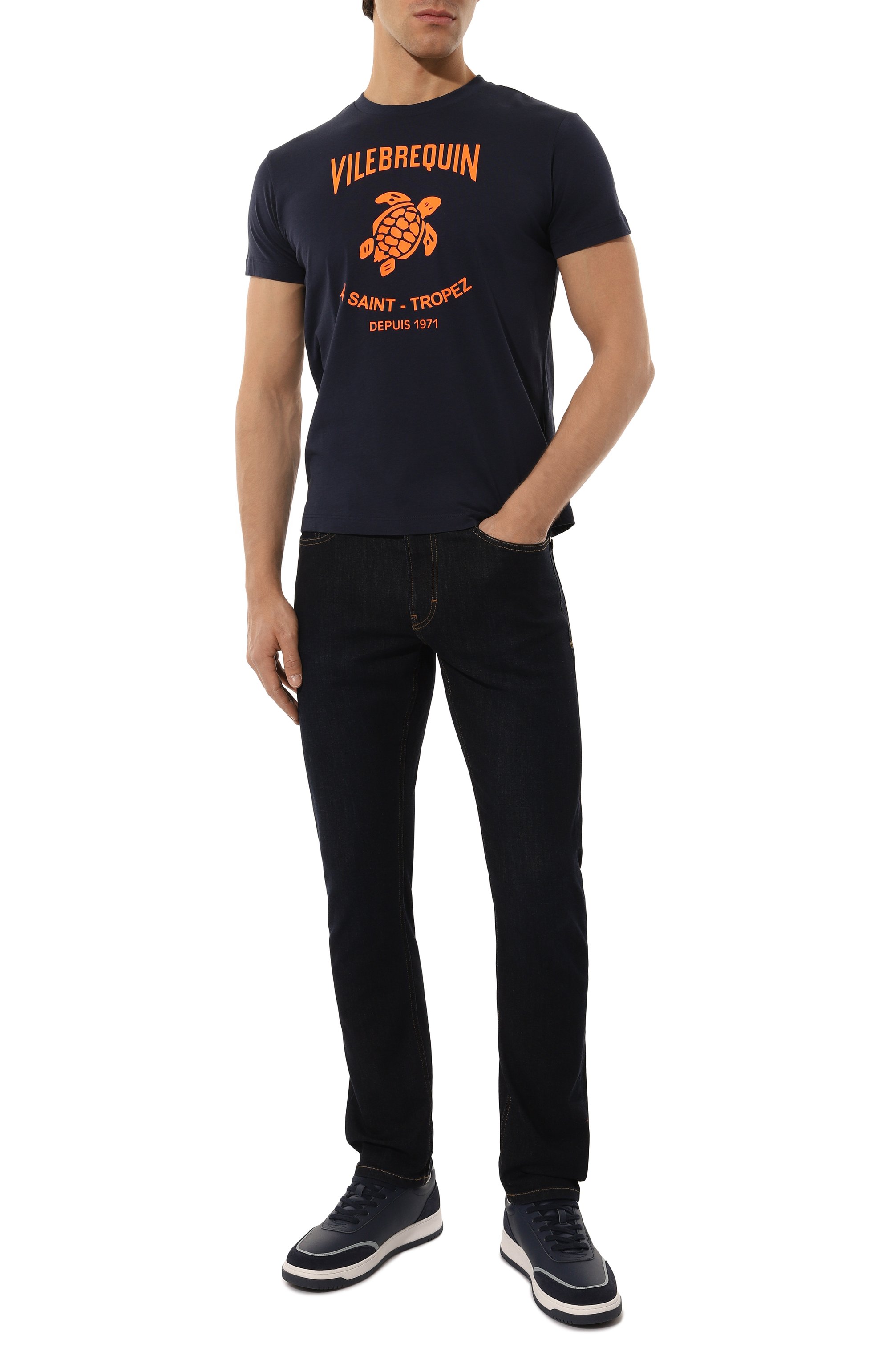 Хлопковая футболка VILEBREQUIN, арт. VBMTS0007/02658, фото 2