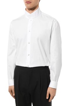 Хлопковая сорочка BALMAIN, арт. AH1HS105CB27, фото 1