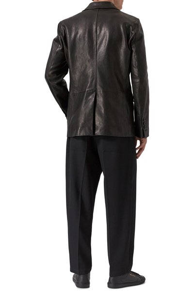 Кожаный пиджак ANN DEMEULEMEESTER, арт. B0012738/LT137, фото 5